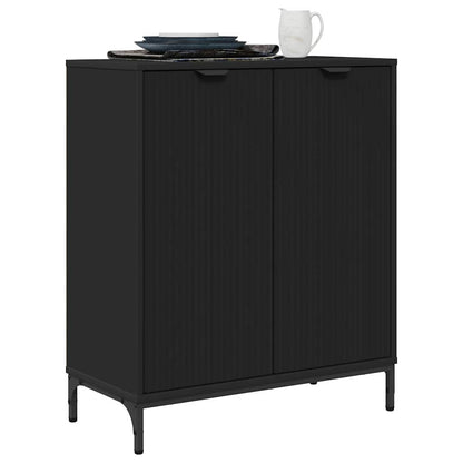 Credenza Nero 69.5 x 33 x 82 cm Legno multistrato