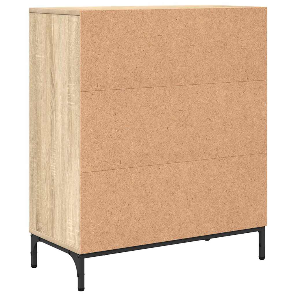 Credenza rovere sonoma 69.5 x 33 x 82 cm Legno multistrato