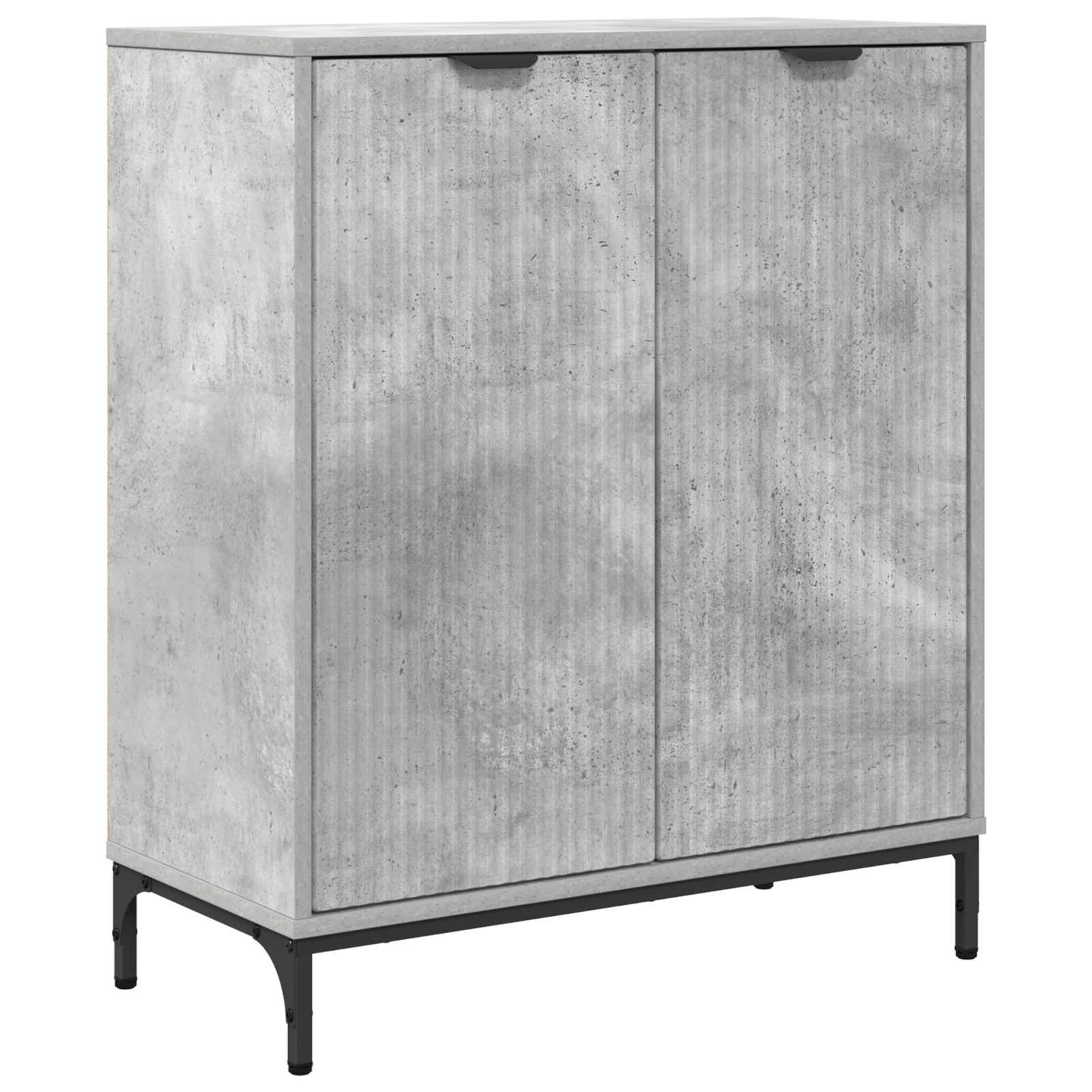 Credenza Grigio cemento 69,5 x 33 x 82 cm Legno ingegnerizzato | homemem39