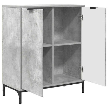 Credenza Grigio cemento 69.5 x 33 x 82 cm Legno multistrato