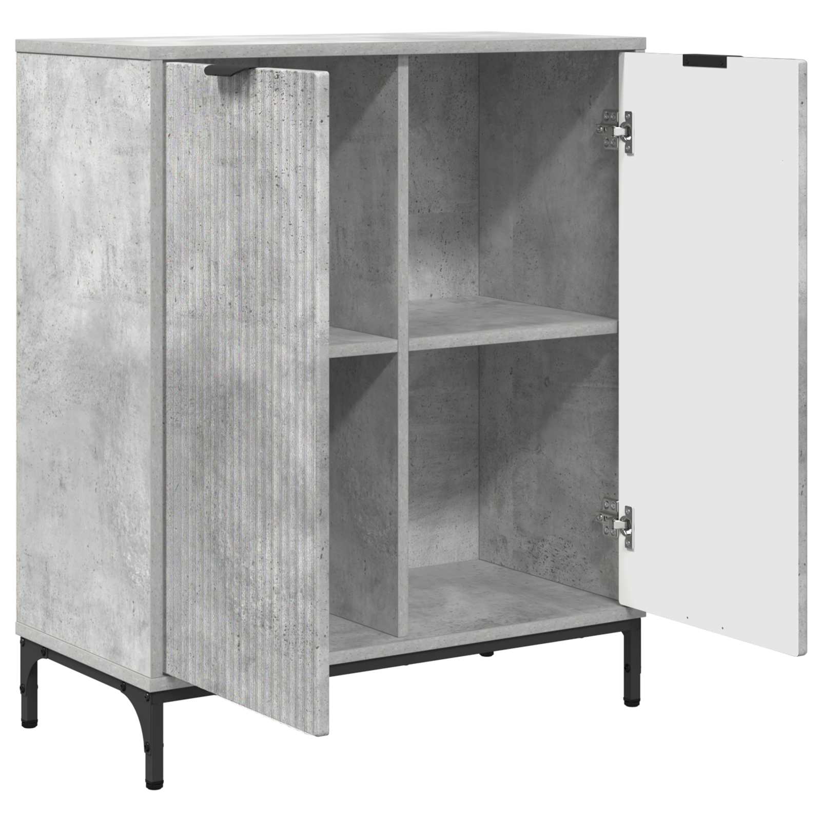 Credenza Grigio cemento 69,5 x 33 x 82 cm Legno ingegnerizzato | homemem39
