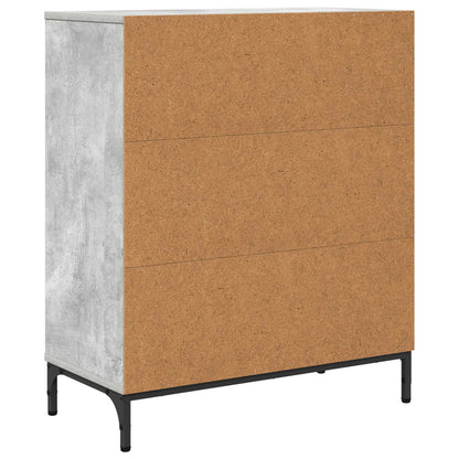 Credenza Grigio cemento 69,5 x 33 x 82 cm Legno ingegnerizzato | homemem39