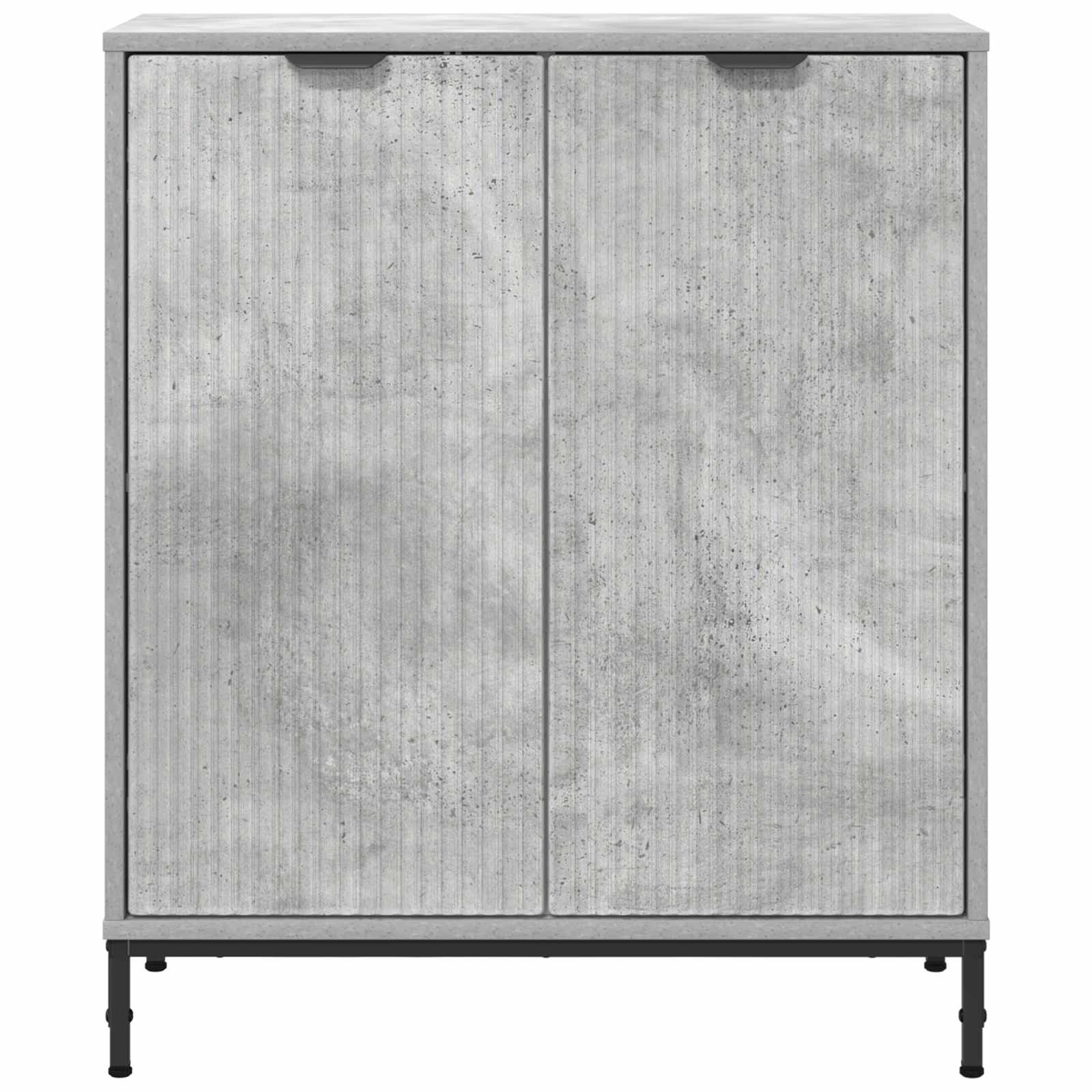 Credenza Grigio cemento 69,5 x 33 x 82 cm Legno ingegnerizzato | homemem39