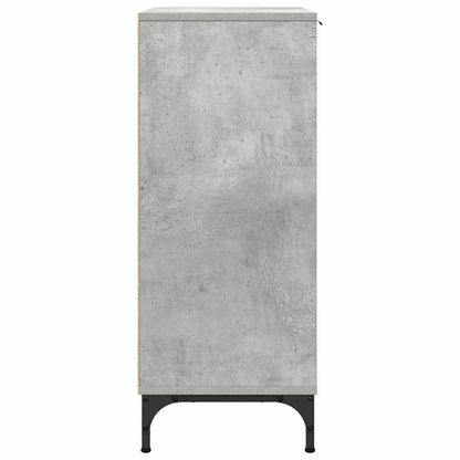 Credenza Grigio cemento 69.5 x 33 x 82 cm Legno multistrato