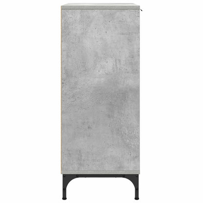 Credenza Grigio cemento 69,5 x 33 x 82 cm Legno ingegnerizzato | homemem39