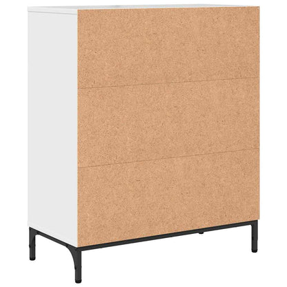 Credenza Bianco lucido 69.5 x 33 x 82 cm Legno multistrato