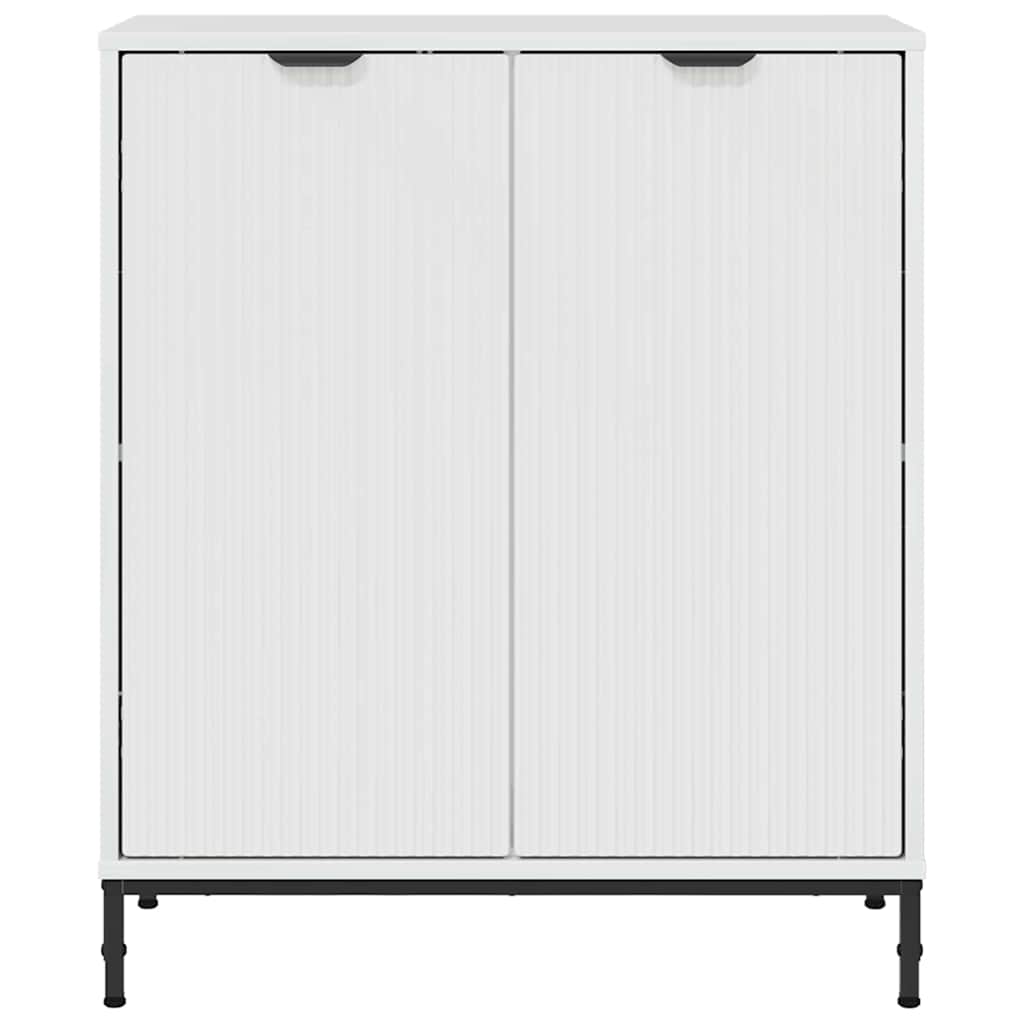 Credenza Bianco lucido 69.5 x 33 x 82 cm Legno multistrato