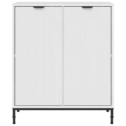 Credenza Bianco lucido 69.5 x 33 x 82 cm Legno multistrato