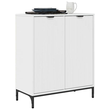 Credenza Bianco lucido 69.5 x 33 x 82 cm Legno multistrato