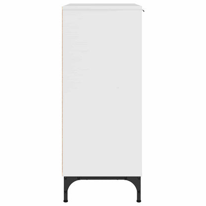 Credenza Bianco lucido 69.5 x 33 x 82 cm Legno multistrato