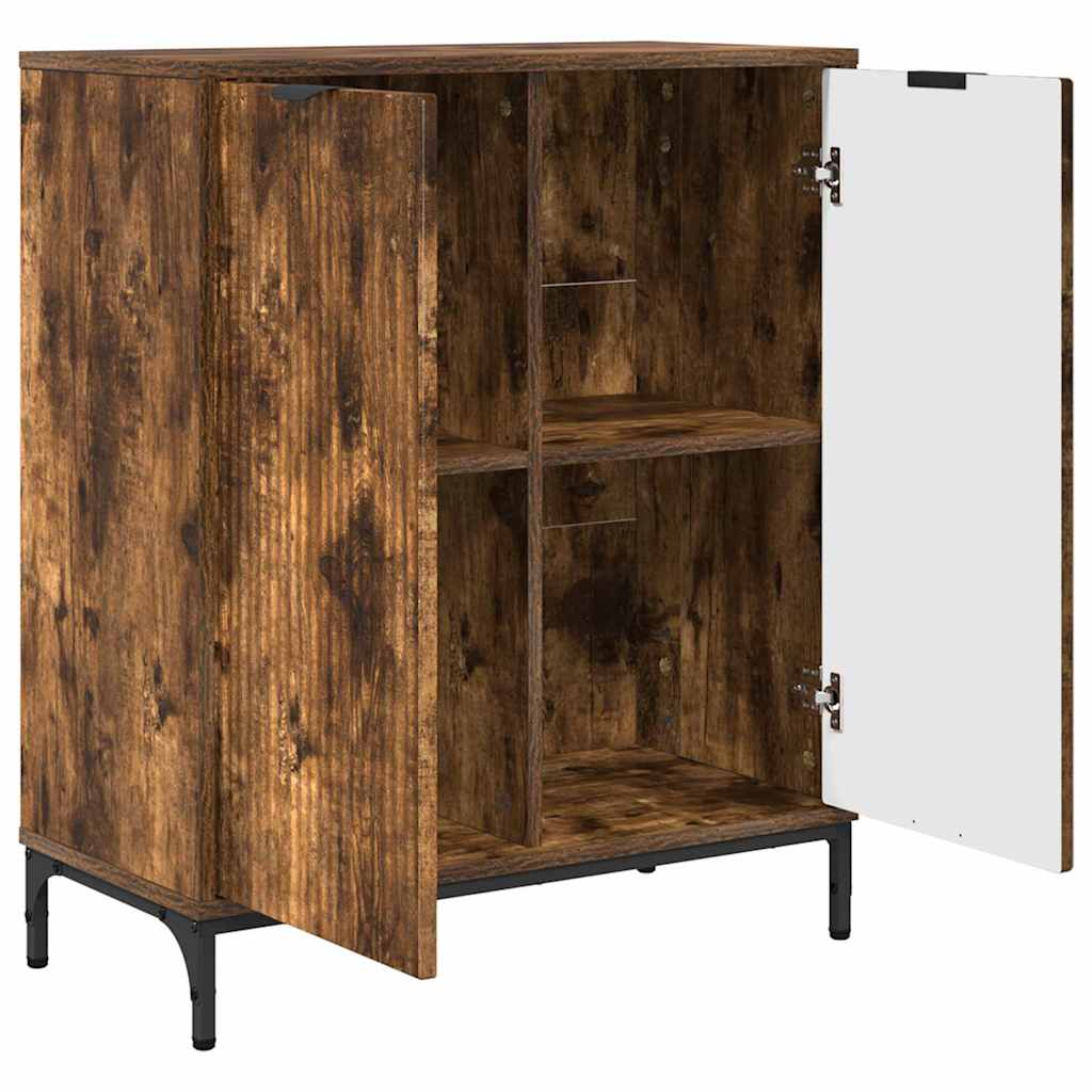 Credenza Rovere fumo 69.5 x 33 x 82 cm Legno multistrato