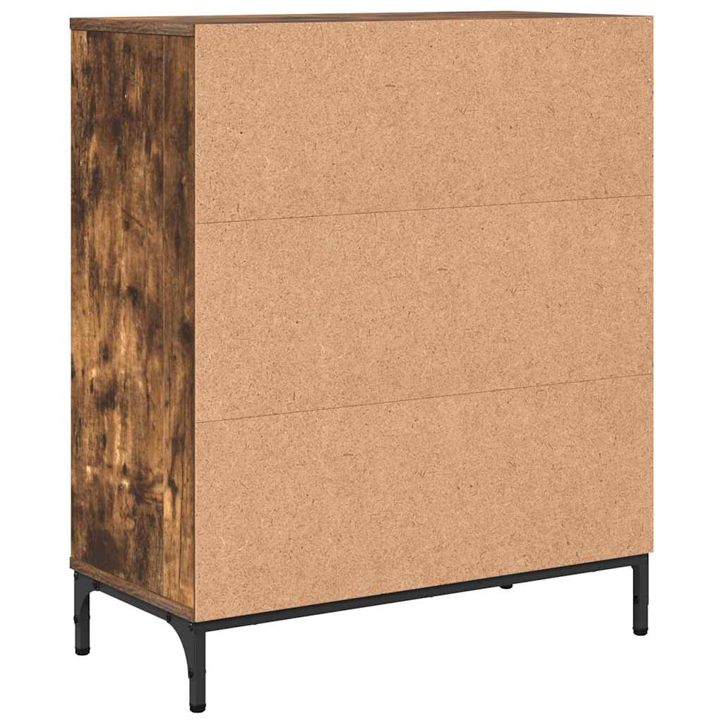 Credenza Rovere fumo 69.5 x 33 x 82 cm Legno multistrato