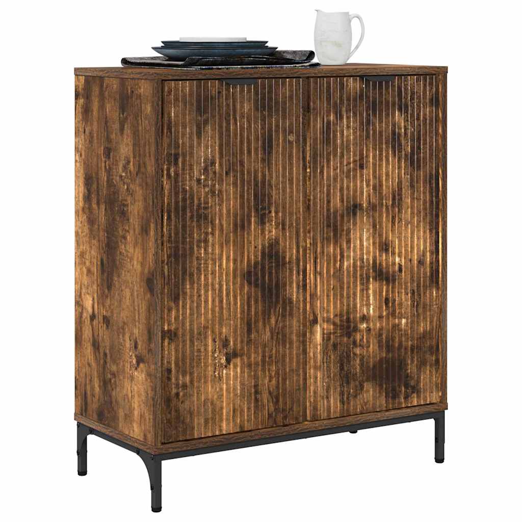 Credenza Rovere fumo 69.5 x 33 x 82 cm Legno multistrato