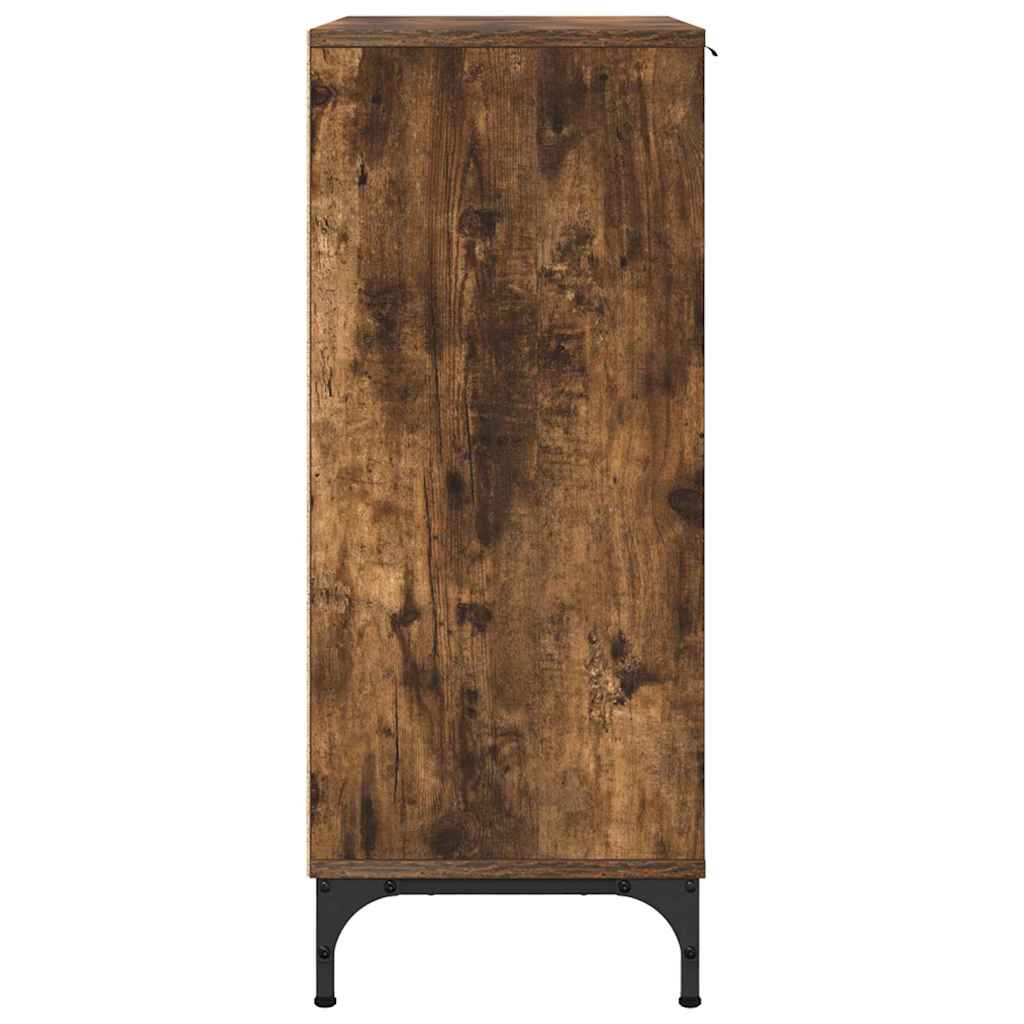 Credenza Rovere fumo 69.5 x 33 x 82 cm Legno multistrato