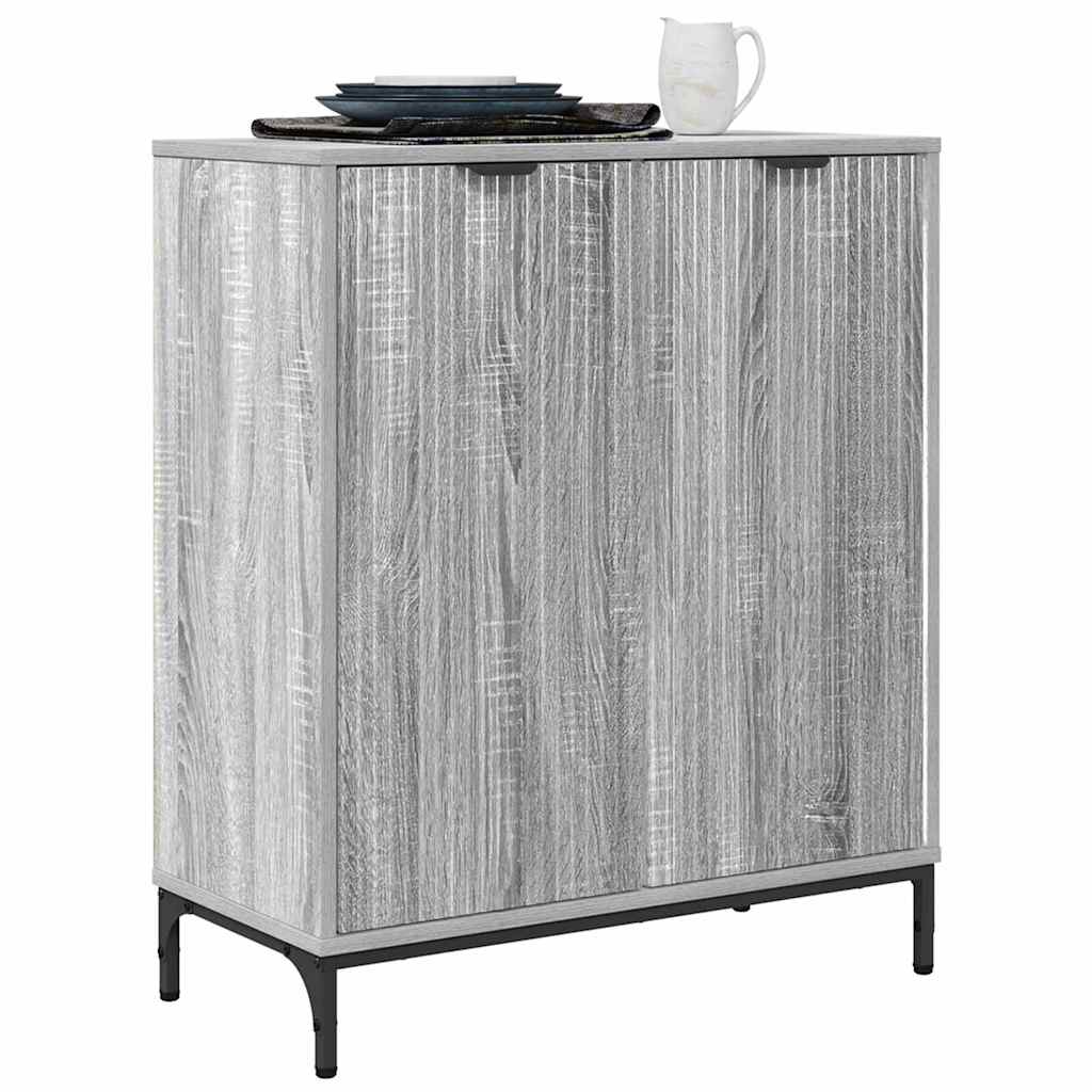 Credenza Grigio sonoma 69.5 x 33 x 82 cm Legno multistrato