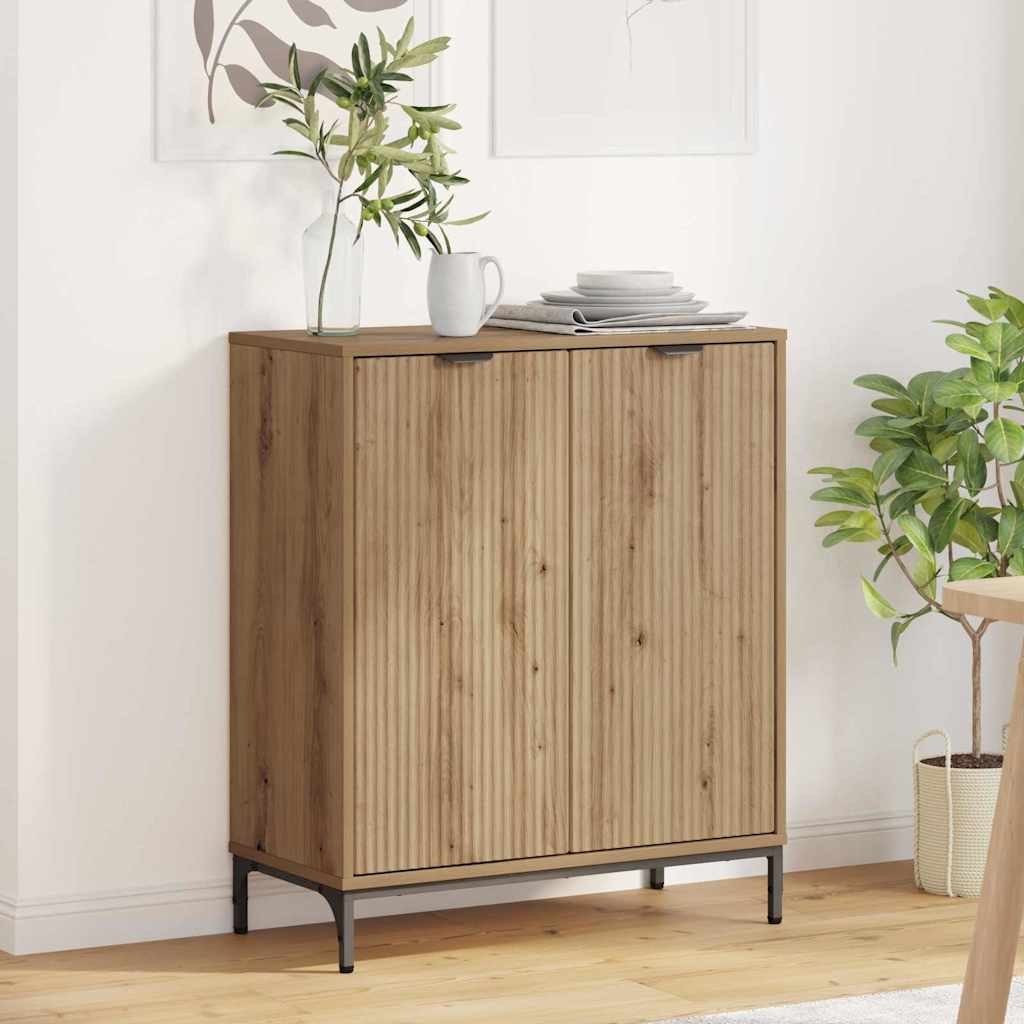 Credenza rovere artigianale 69.5 x 33 x 82 cm Legno multistrato