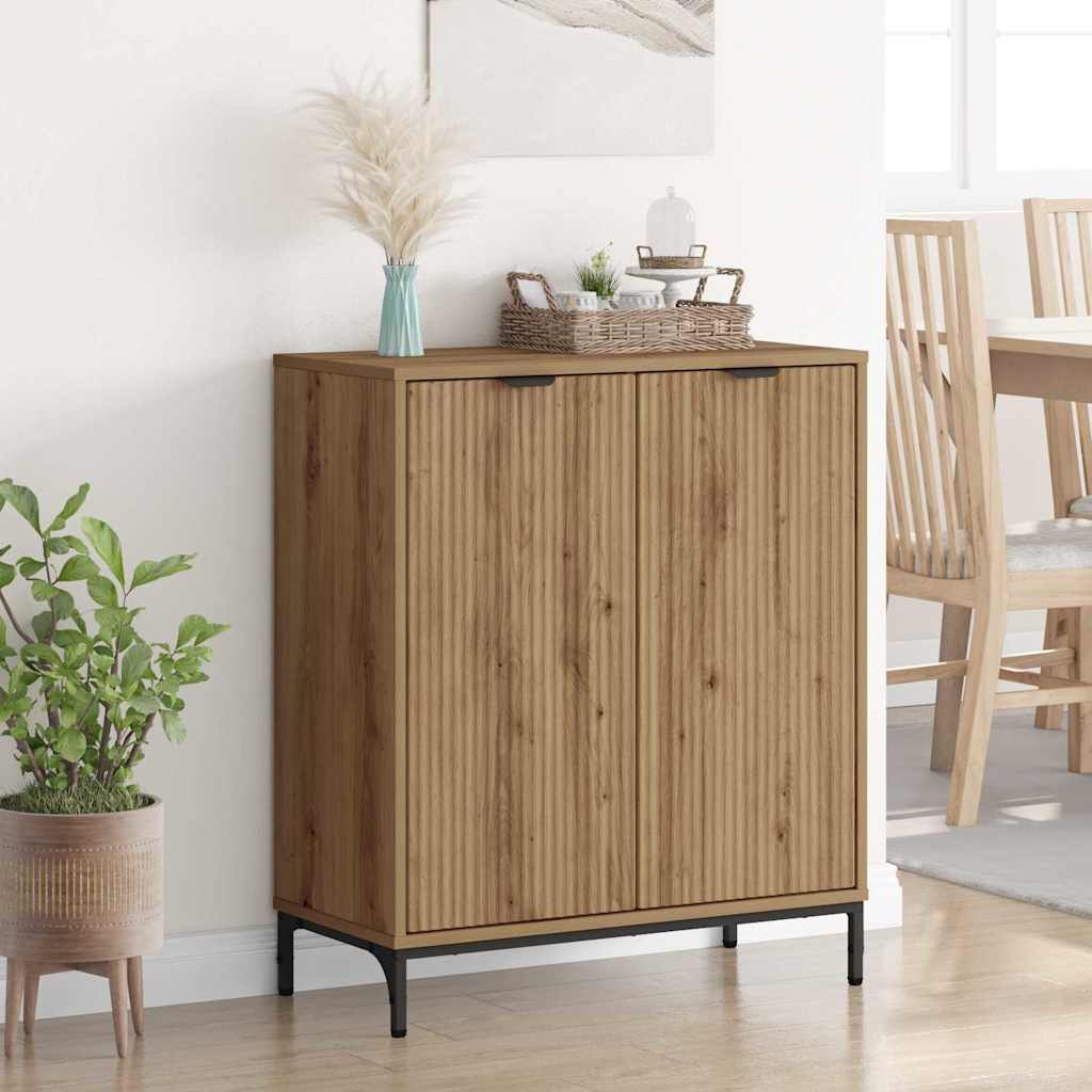 Credenza rovere artigianale 69.5 x 33 x 82 cm Legno multistrato