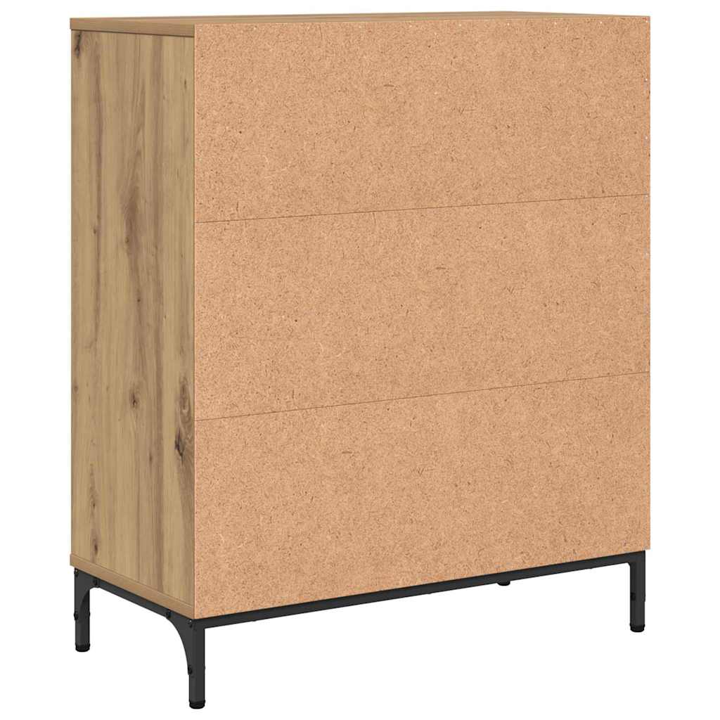 Credenza rovere artigianale 69.5 x 33 x 82 cm Legno multistrato