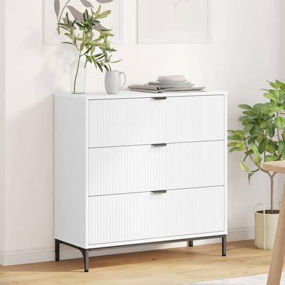 Credenza Bianco 79.5 x 33 x 82 cm Legno multistrato