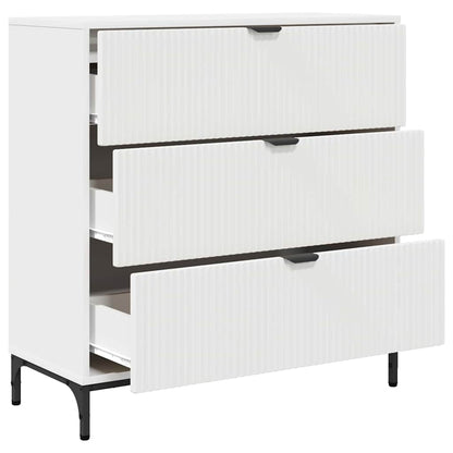 Credenza Bianco 79.5 x 33 x 82 cm Legno multistrato