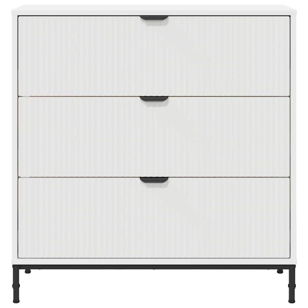Credenza Bianco 79.5 x 33 x 82 cm Legno multistrato