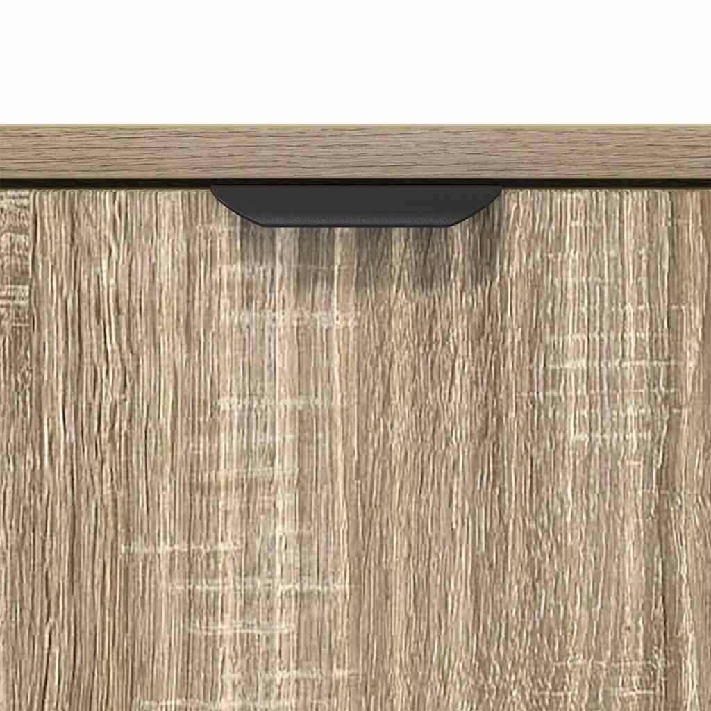 Credenza rovere sonoma 79.5 x 33 x 82 cm Legno multistrato