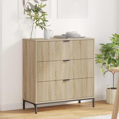 Credenza rovere sonoma 79.5 x 33 x 82 cm Legno multistrato