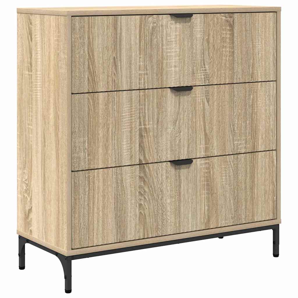 Credenza rovere sonoma 79.5 x 33 x 82 cm Legno multistrato