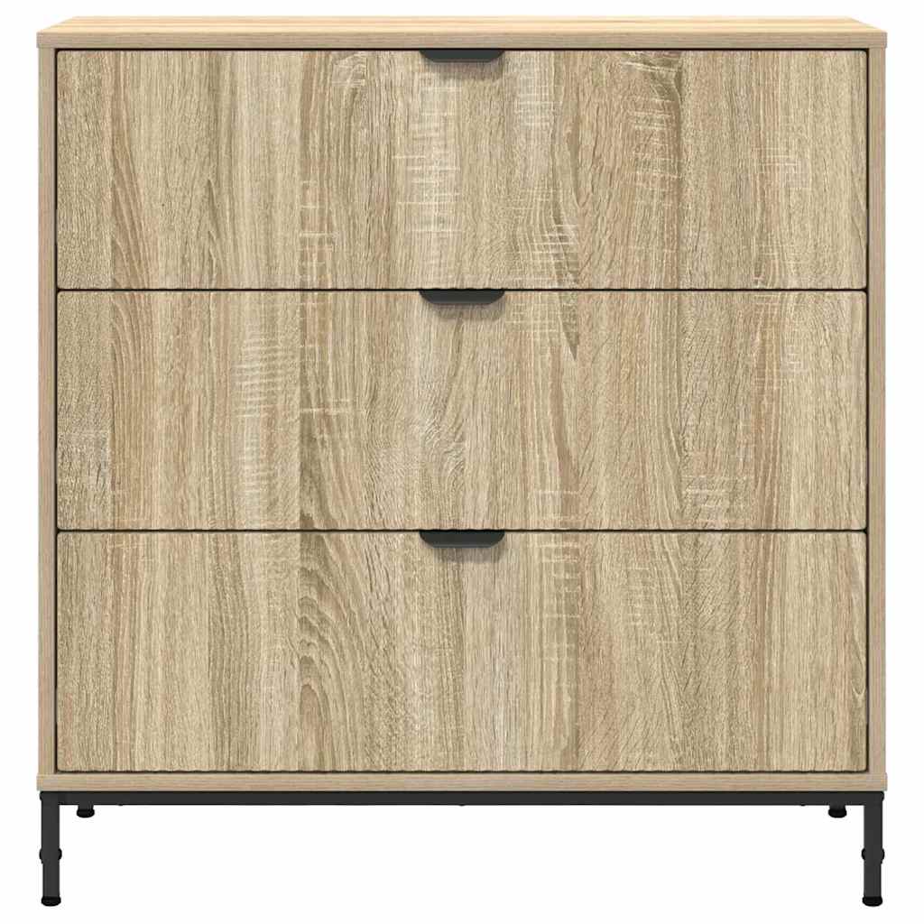 Credenza rovere sonoma 79.5 x 33 x 82 cm Legno multistrato