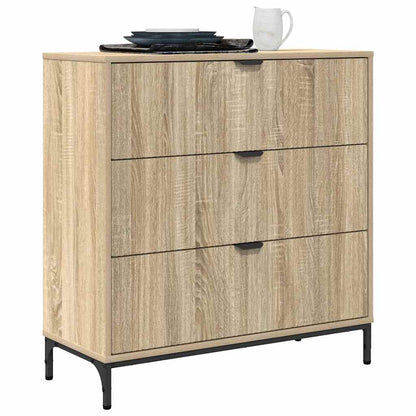 Credenza rovere sonoma 79.5 x 33 x 82 cm Legno multistrato