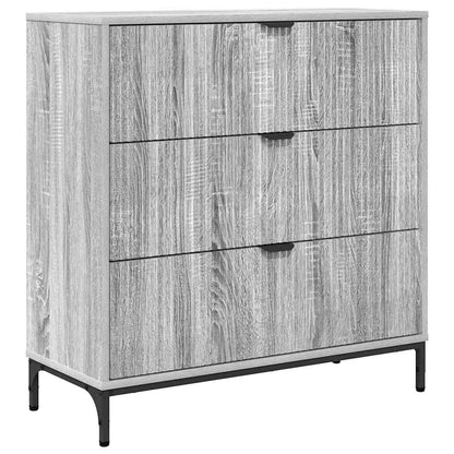 Credenza Grigio sonoma 79.5 x 33 x 82 cm Legno multistrato