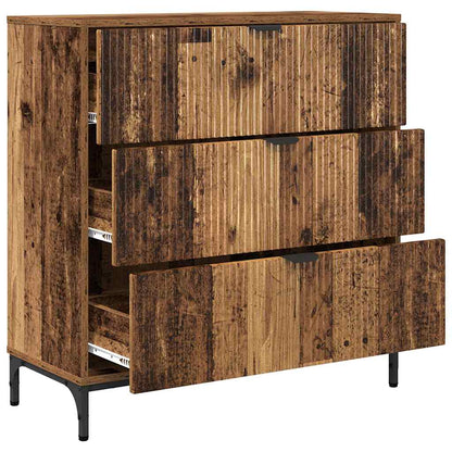 Credenza Legno vecchio 79.5 x 33 x 82 cm Legno multistrato