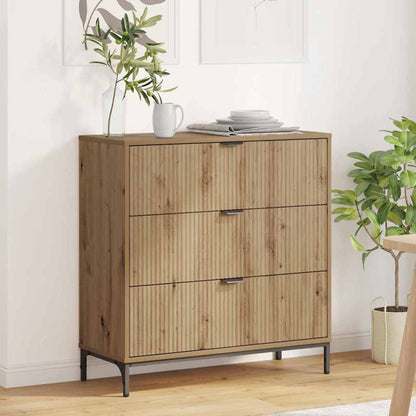 Credenza rovere artigianale 79.5 x 33 x 82 cm Legno multistrato