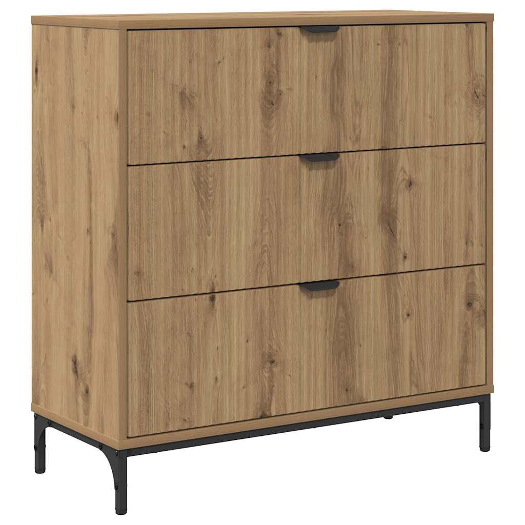 Credenza rovere artigianale 79.5 x 33 x 82 cm Legno multistrato