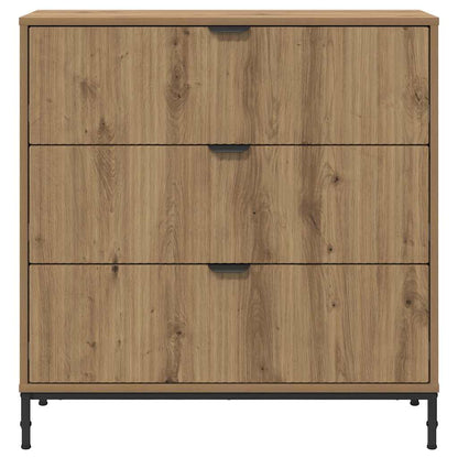 Credenza rovere artigianale 79.5 x 33 x 82 cm Legno multistrato