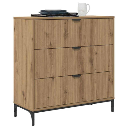 Credenza rovere artigianale 79.5 x 33 x 82 cm Legno multistrato