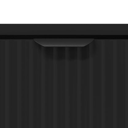 Tavolino da salotto con cassetto Rovere Nero 90 x 49 x 46 cm | homemem39