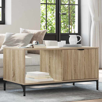 Tavolino da salotto con cassetto Rovere Sonoma 90 x 49 x 46 cm | homemem39