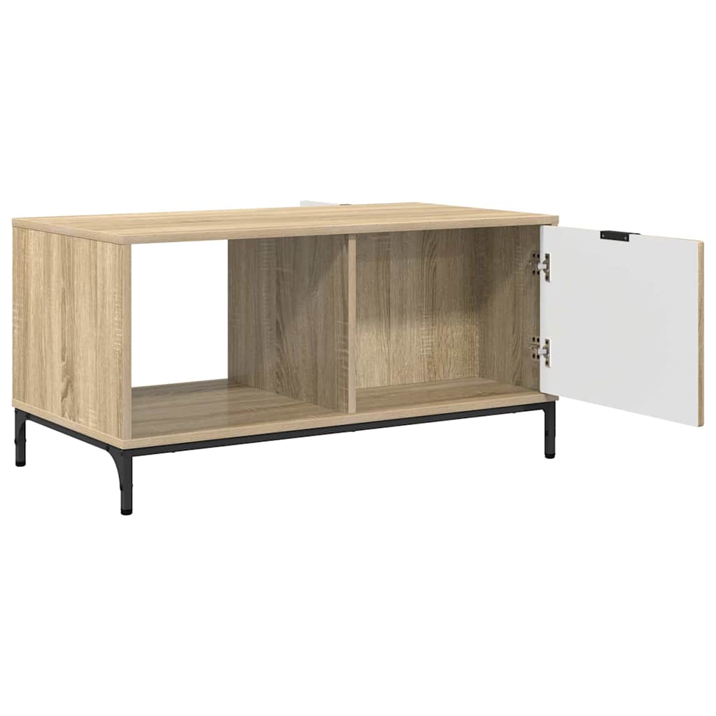 Tavolino da salotto con cassetto Rovere Sonoma 90 x 49 x 46 cm | homemem39