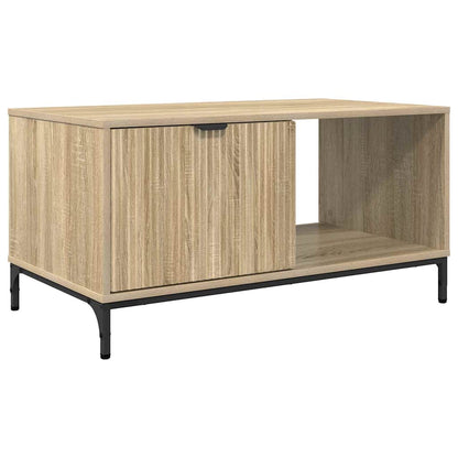 Tavolino da salotto con cassetto Rovere Sonoma 90 x 49 x 46 cm | homemem39