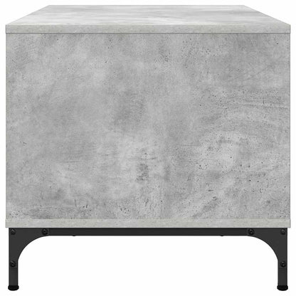 Tavolino da salotto con cassetto Grigio cemento 90 x 49 x 46 cm | homemem39