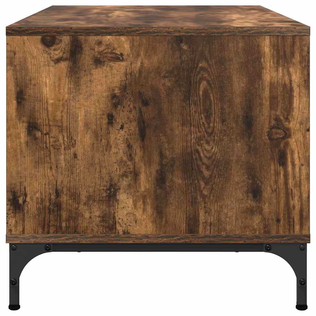 Tavolino da salotto con cassetto Rovere fumé 90 x 49 x 46 cm | homemem39