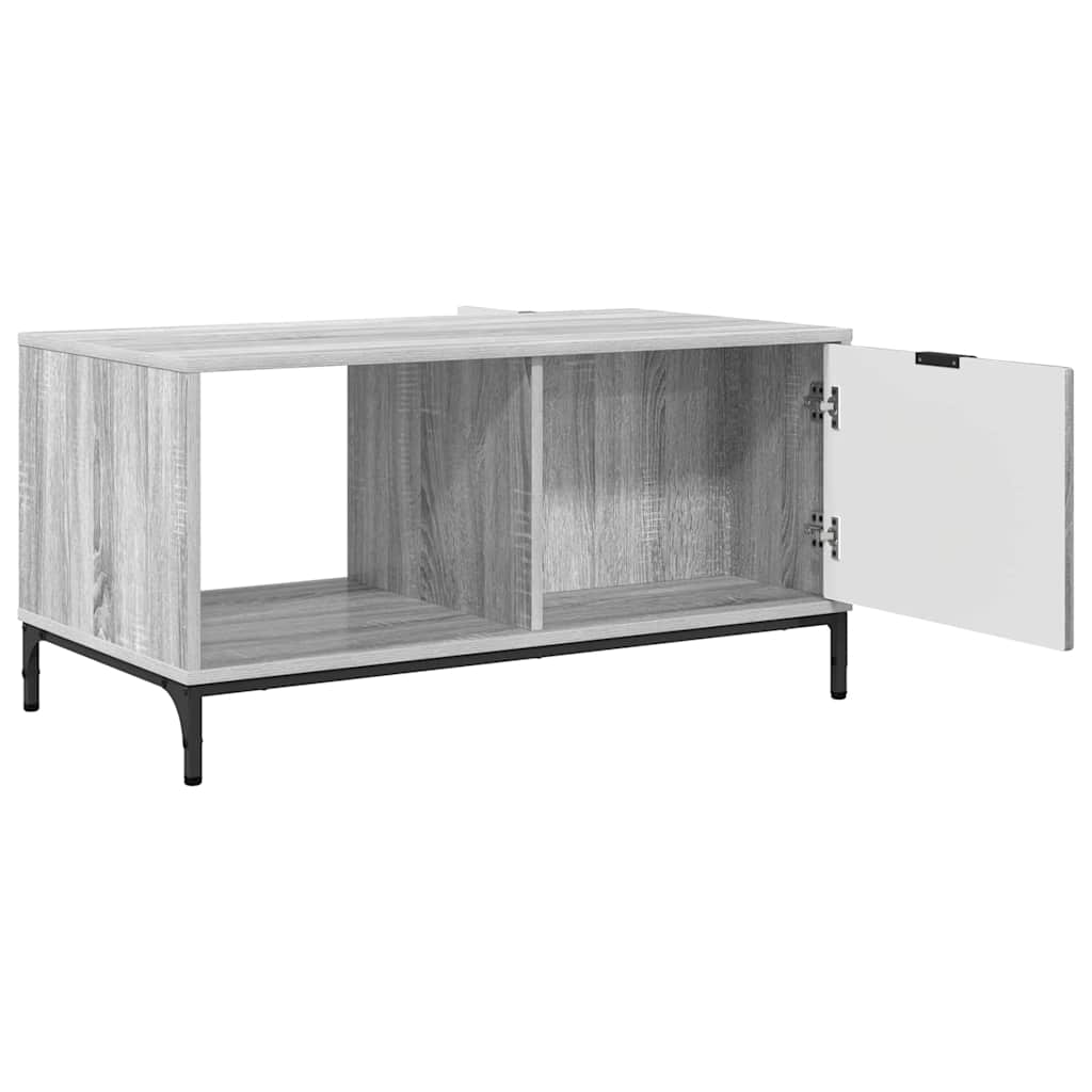 Tavolino da salotto con cassetto Grigio Sonoma 90 x 49 x 46 cm | homemem39