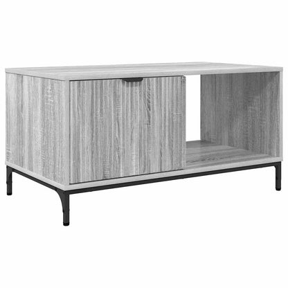 Tavolino da salotto con cassetto Grigio Sonoma 90 x 49 x 46 cm | homemem39