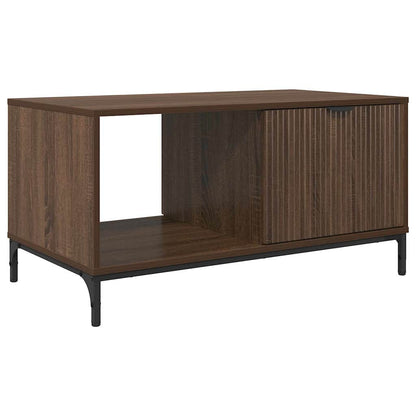 Tavolino da salotto con cassetto Rovere Marrone 90 x 49 x 46 cm | homemem39