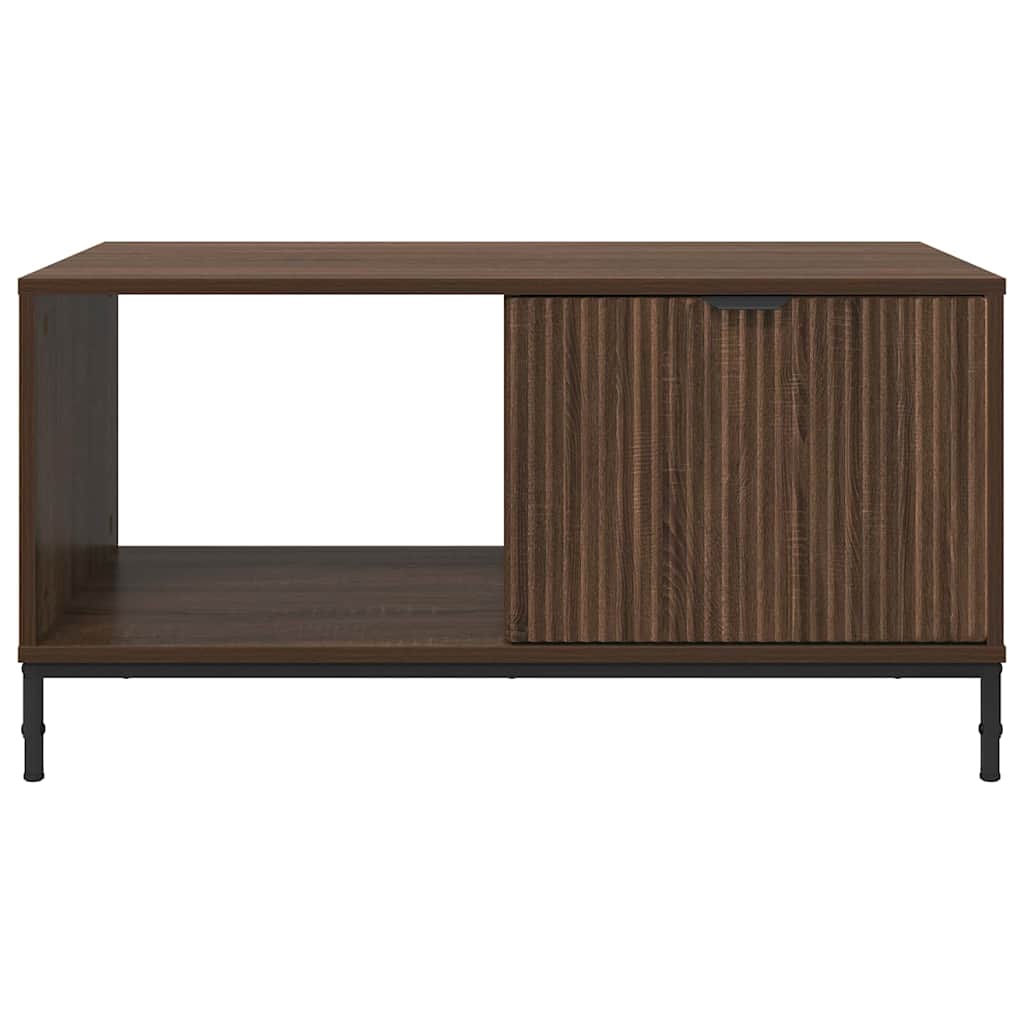 Tavolino da salotto con cassetto Rovere Marrone 90 x 49 x 46 cm | homemem39