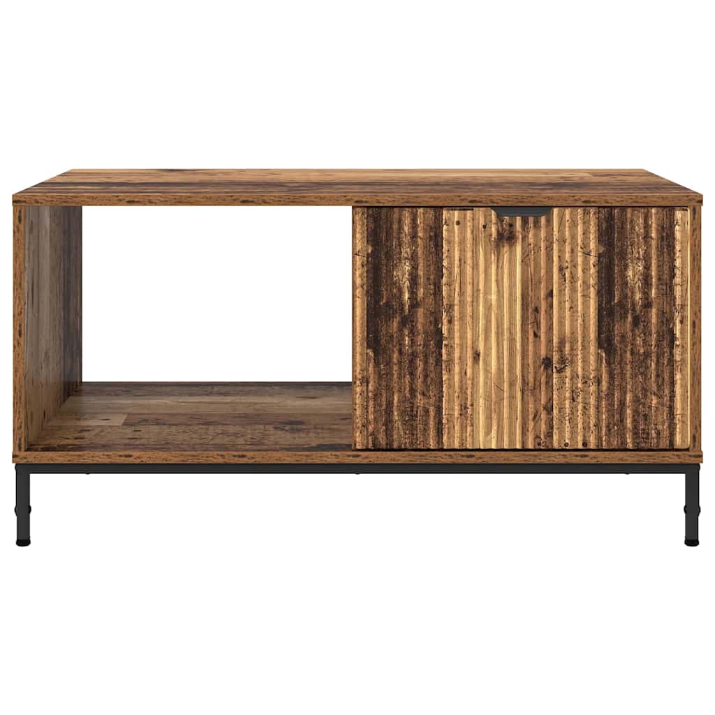 Tavolino da salotto con cassetto Legno vecchio 90 x 49 x 46 cm | homemem39