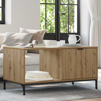 Tavolino da salotto Rovere artigianale 90 x 49 x 46 cm | homemem39