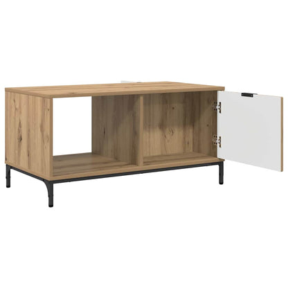 Tavolino da salotto Rovere artigianale 90 x 49 x 46 cm | homemem39