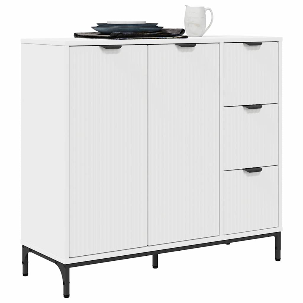 Credenza Bianco 89.5 x 33 x 82 cm Legno multistrato